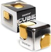 Bopster Cube Spinner Metal Stres Küpü (Gümüş-Gold Renk)