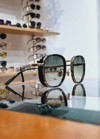 Merlot Yeşil Lens Black&Gold Çerçeve Güneş Gözlüğü