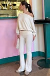 Bej Bluz Pantolon İkili Takım SH314