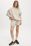 Bej Uzun Kollu Basic Kadın Sweatshirt SH278