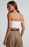 Beyaz Basic Kadın T-Shirt SH147