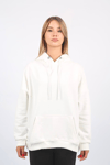 Beyaz Oversize Kapüşonlu Sweatshirt SH114