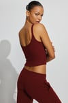 Bordo Basic Ribana Askılı Atlet SH362