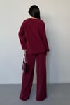 Bordo Önü Bağlamalı Alt Üst Takım Sh240