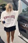 Ekru Baskılı Kadın Sweatshirt SH128