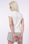 Ekru Baskılı Kadın T-Shirt SH249