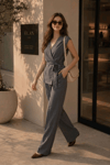 Füme Basic Yelek Pantolon Takım Sh241