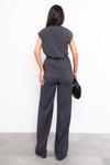 Füme Basic Yelek Pantolon Takım Sh241