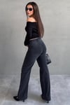 Füme Wide Leg Kadın Pantolon SH351