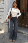 Füme Wide Leg Kadın Pantolon SH351