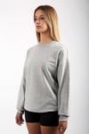 Gri Bisiklet Yaka Basic Sweatshirt SH111