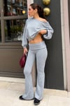 Gri Bluz Pantolon İkili Takım SH314