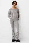 Gri Bluz Pantolon İkili Takım SH314