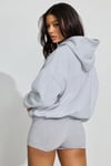 Gri Kapüşonlu Kadın Sweatshirt SH264