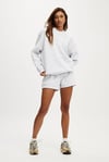 Gri Uzun Kollu Basic Kadın Sweatshirt SH278