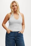 Grimelanj Halter Yaka Boyun Askılı Crop Top SH233