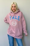 Gül Kurusu Oversize Kapüşonlu Kadın Sweatshirt SH129