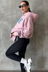Gül Kurusu Oversize Kapüşonlu Kadın Sweatshirt SH129