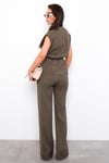 Haki Basic Yelek Pantolon Takım Sh241