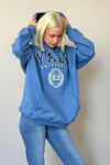 İndigo Oversize Kapüşonlu Kadın Sweatshirt SH129