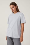 Karmelanj Kısa Kollu Oversize Basic Kadın T-Shirt SH281