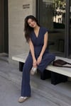 Lacivert Basic Yelek Pantolon Takım Sh241