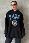 Lacivert Oversize Kapüşonlu Kadın Sweatshirt SH129