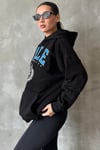 Lacivert Oversize Kapüşonlu Kadın Sweatshirt SH129
