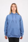 Mavi Oversize Kapüşonlu Sweatshirt SH114