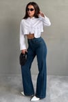 Mavi Wide Leg Kadın Pantolon SH351