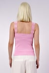 Pembe Dantelli Basic Kadın Atlet SH251