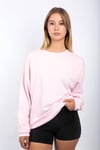 Pudra Bisiklet Yaka Basic Sweatshirt SH111