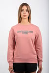 Pudra Bisiklet Yaka Baskılı Sweatshirt SH112
