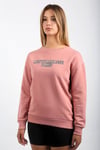Pudra Bisiklet Yaka Baskılı Sweatshirt SH112