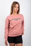 Pudra Bisiklet Yaka Baskılı Sweatshirt SH112