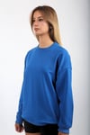 Saks Bisiklet Yaka Basic Sweatshirt SH111