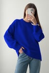Saks Bisiklet Yaka Oversize Triko Kazak SH173
