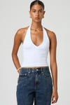 Seeh Beyaz Boynu Bağlamalı Body Sh223