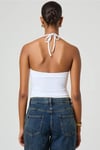 Seeh Beyaz Boynu Bağlamalı Body Sh223