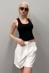 Seeh Siyah Fitilli Kadın Basic Atlet SH245