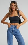 Siyah Basic Kadın T-Shirt SH147