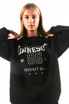Siyah Baskılı Kadın Sweatshirt SH128