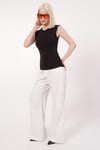 Siyah Kadın Basic Slim Fit T-Shirt SH250