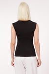 Siyah Kadın Basic Slim Fit T-Shirt SH250