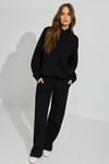 Siyah Kapüşonlu Kadın Sweatshirt SH264