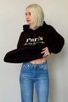Siyah Oversize Kapüşonlu Kadın Sweatshirt SH190