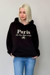 Siyah Oversize Kapüşonlu Kadın Sweatshirt SH190