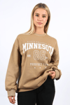 Vizon Baskılı Kadın Sweatshirt SH128