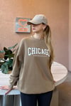 Vizon Bisiklet Yaka Baskılı Sweatshirt SH127