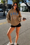 Vizon Oversize Kapüşonlu Kadın Sweatshirt SH129